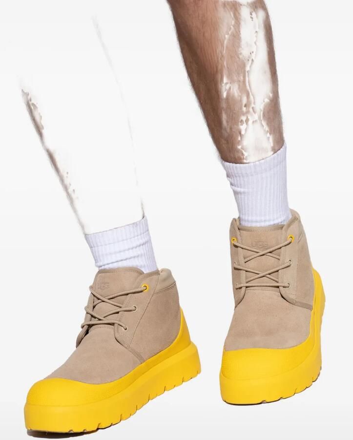 UGG Neumel suède veterlaarzen Beige - Foto 2