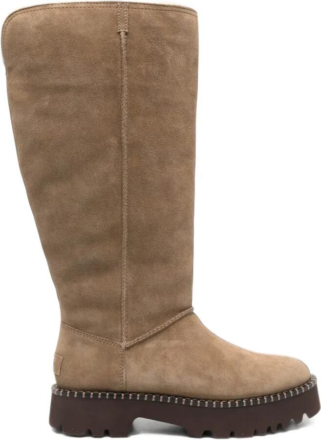 UGG platform knee-high boots Beige