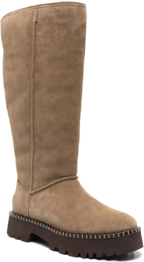 UGG platform knee-high boots Beige - Foto 2