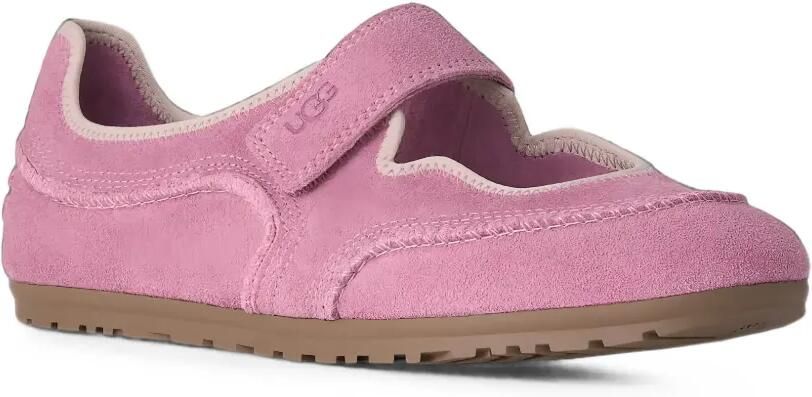 UGG Quill suède sneakers met klittenband Roze