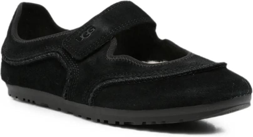 UGG Quill ballerina's met klittenband Zwart - Foto 3