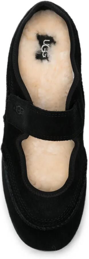 UGG Quill ballerina's met klittenband Zwart - Foto 4