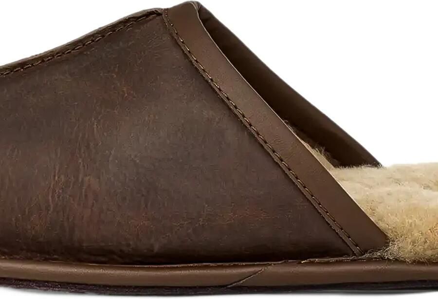 UGG Scuff leather sandals Bruin - Foto 2