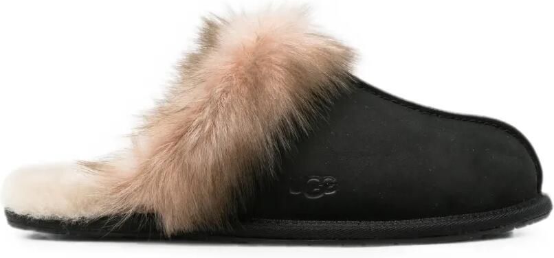 UGG Slippers met lammy afwerking Zwart