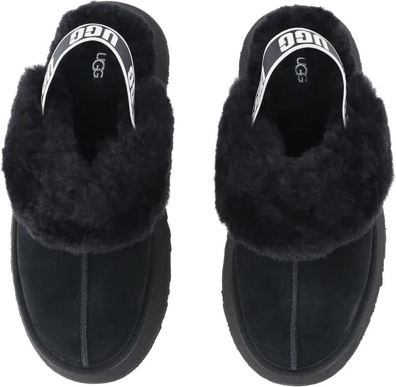 UGG Slippers met plateauzool en lammy afwerking Zwart - Foto 3