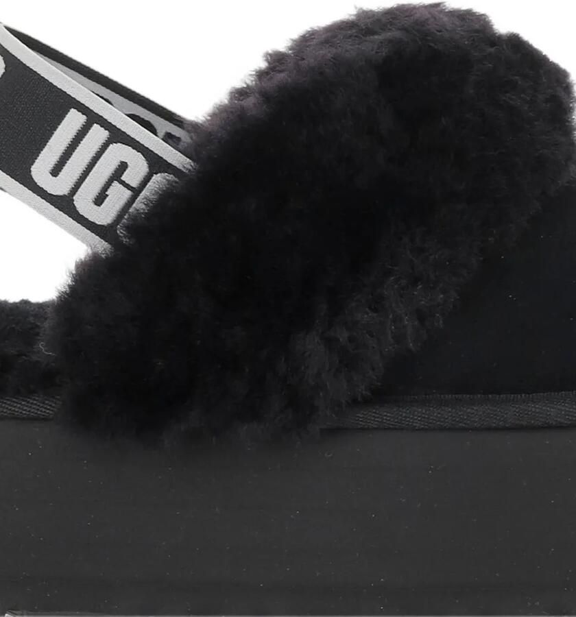 UGG Slippers met plateauzool en lammy afwerking Zwart - Foto 2