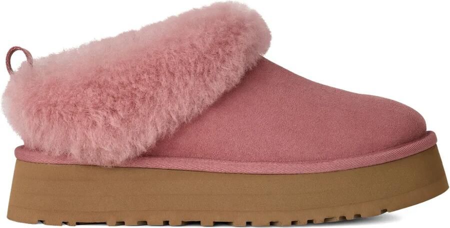 UGG Suède muiltjes met plateauzool Roze