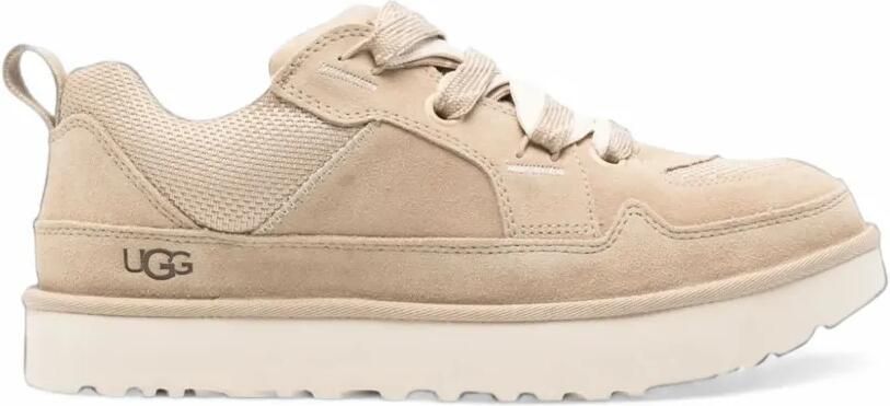UGG Sneakers met suède vlakken Beige
