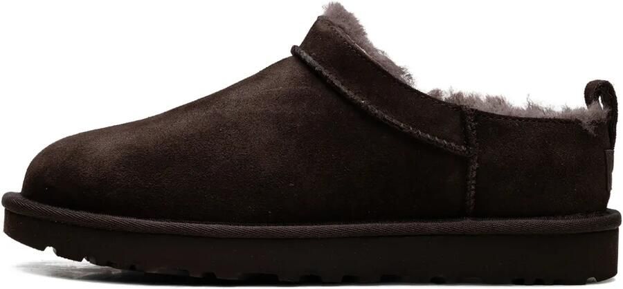 UGG Suède slip-on slippers Bruin