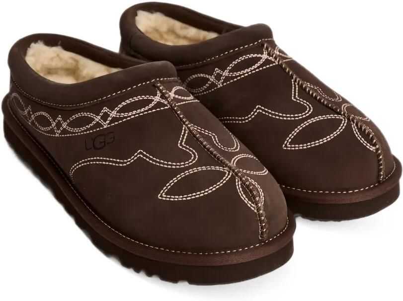 UGG Tasman embroidered slip-on slippers Bruin - Foto 3