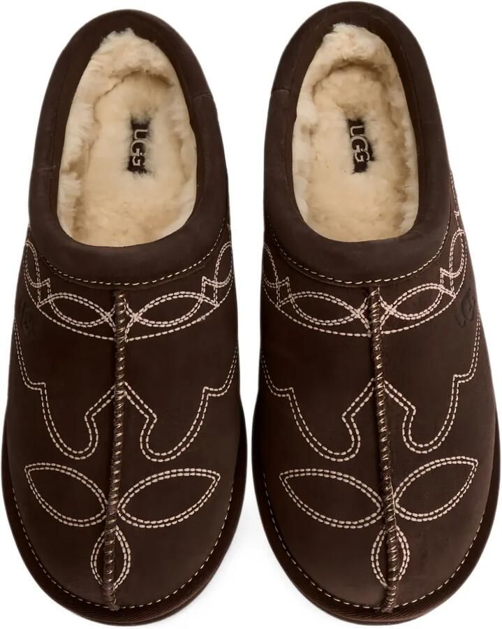 UGG Tasman embroidered slip-on slippers Bruin - Foto 2