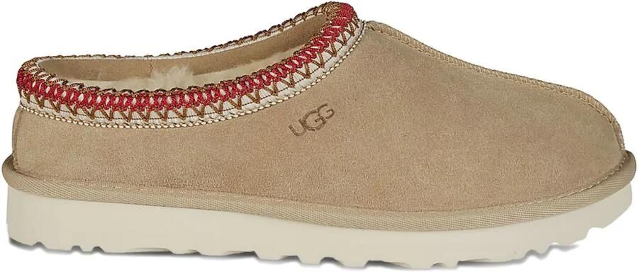 UGG Tasman gevlochten slippers SAND DARK CHERRY