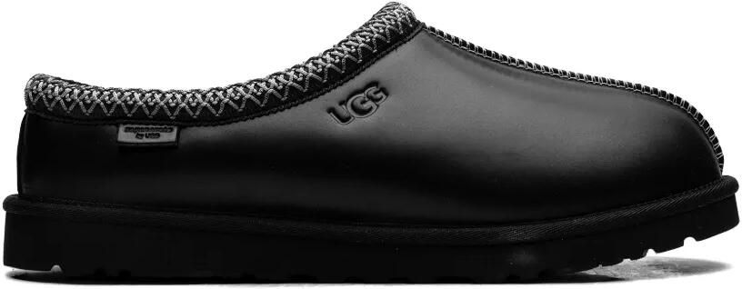 UGG Tasman leren regenerate slippers Zwart