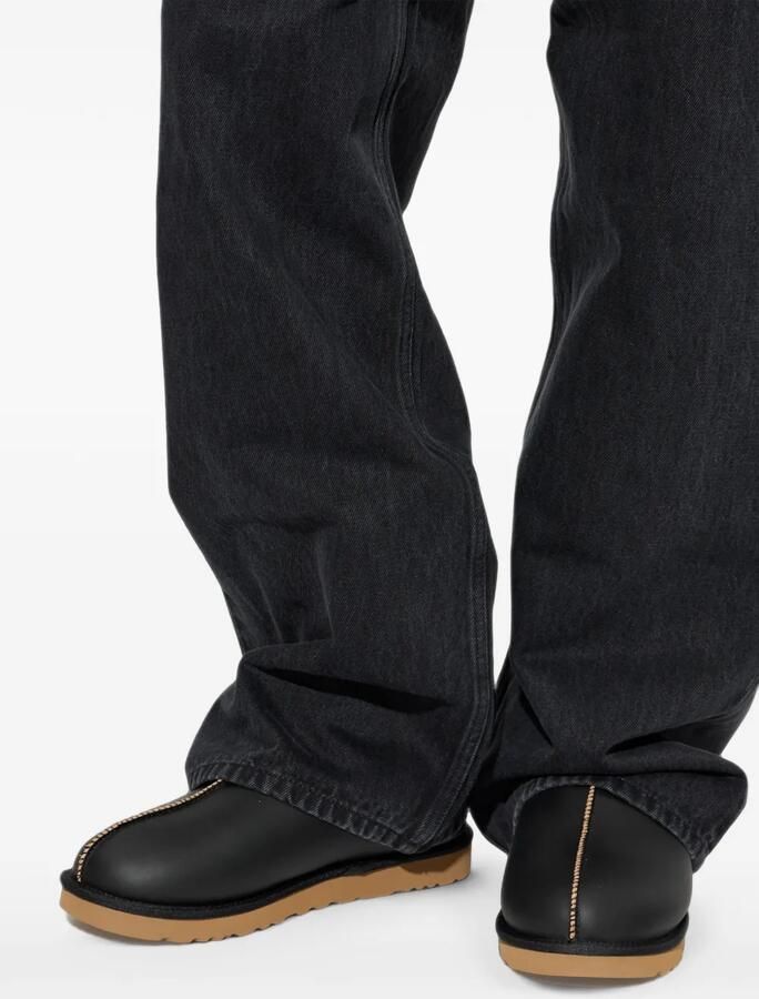 UGG Tasman Contrast leren muiltjes Zwart