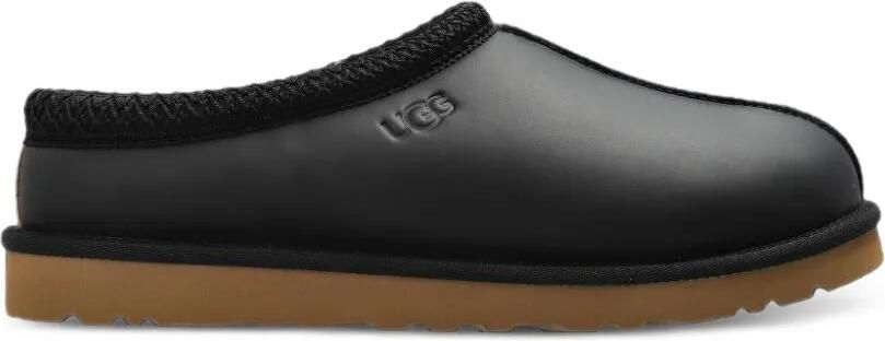 UGG Tasman leren slippers Zwart