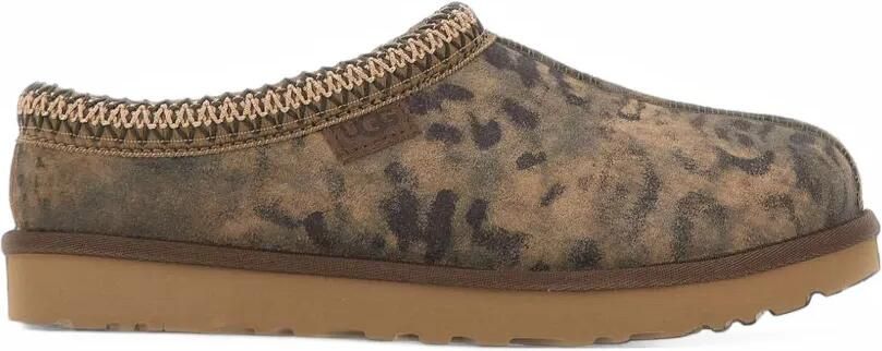 UGG Tasman muiltjes met luipaardprint Beige