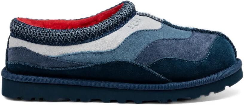 UGG Tasman panelled suede slippers Blauw