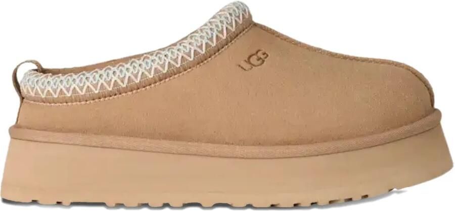 UGG Tazz II slippers met plateauzool Beige