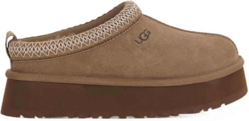 UGG Tazz II suède slippers met plateauzool Bruin