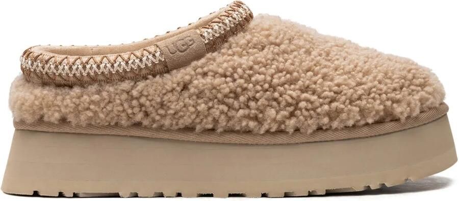 UGG Tazz Maxi Curly "Sand" slippers Beige