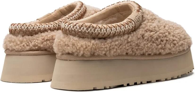 UGG Tazz Maxi Curly "Sand" slippers Beige - Foto 3