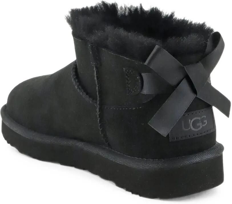 UGG Ultra Mini Bailey Bow laarzen Zwart - Foto 2