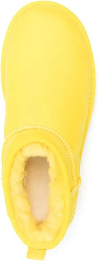 UGG Ultra Mini enkellaarzen Geel - Foto 4