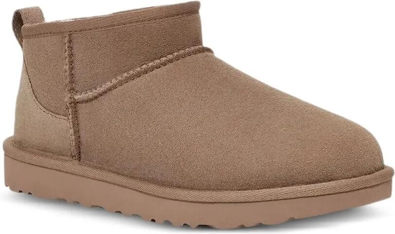 UGG Ultra Mini enkellaarzen met lammy voering Bruin - Foto 3