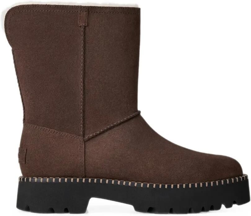 UGG Uptowner kalfsleren suède enkellaarzen Bruin