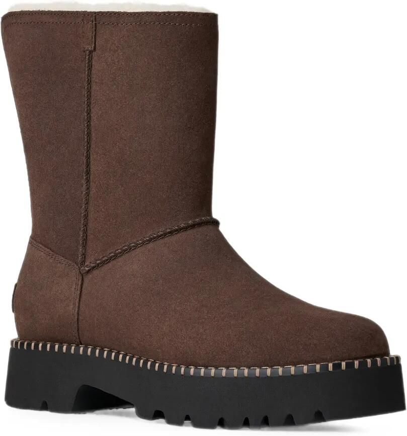 UGG Uptowner kalfsleren suède enkellaarzen Bruin - Foto 2