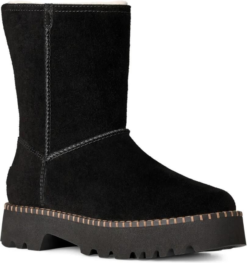 UGG Uptowner kalfsleren suède enkellaarzen Zwart