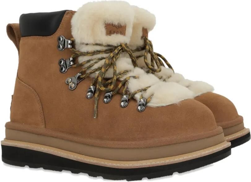 UGG Veterlaarzen met afwerking van imitatiebont Bruin - Foto 3