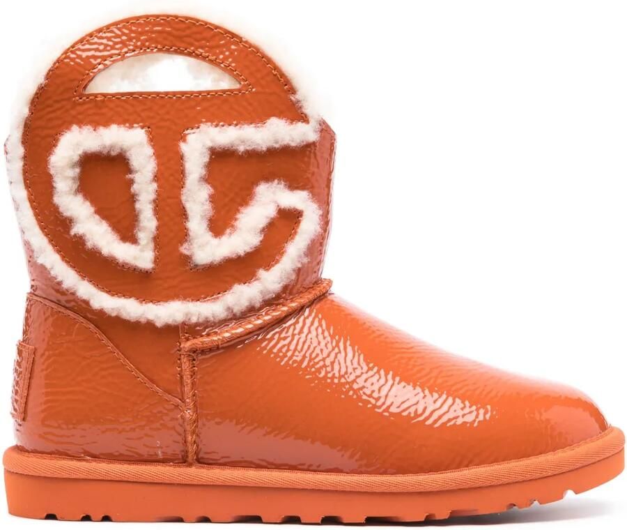 UGG x Telfar laarzen met logo Oranje