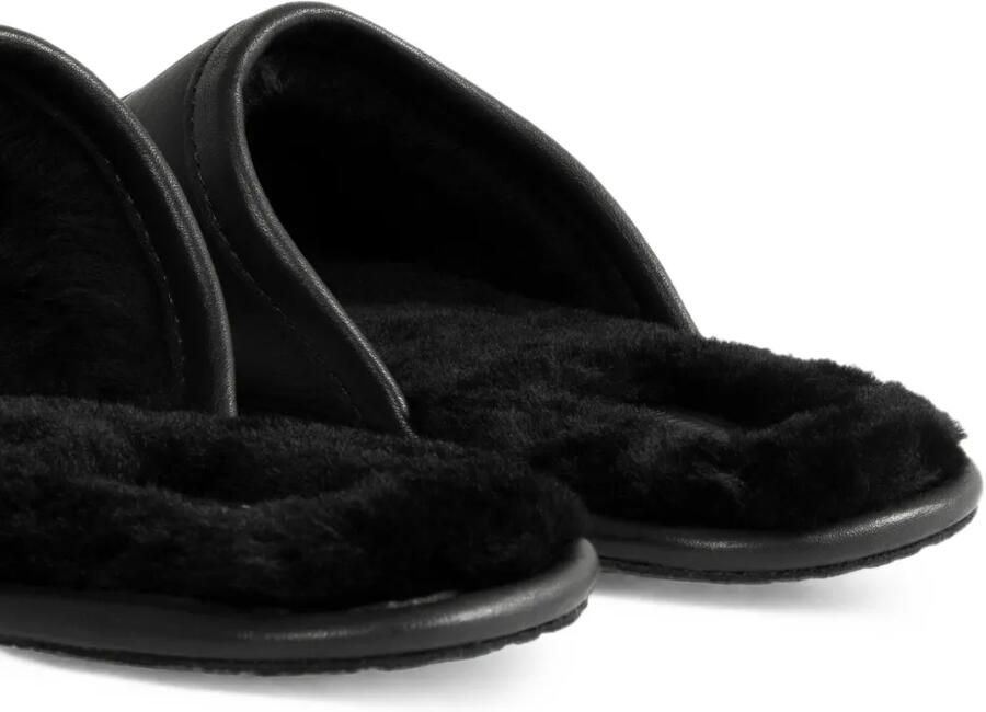 UGG x Willy Chavarria Hotel kalfsleren slippers Zwart - Foto 3
