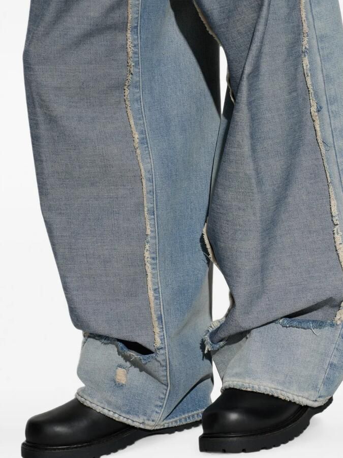 UGG x Willy Chavarria leren laarzen met gesp-detail Zwart - Foto 4
