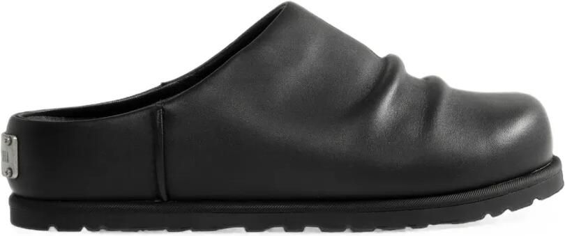 UGG x Willy Chavarria Otzo kalfsleren klompen Zwart
