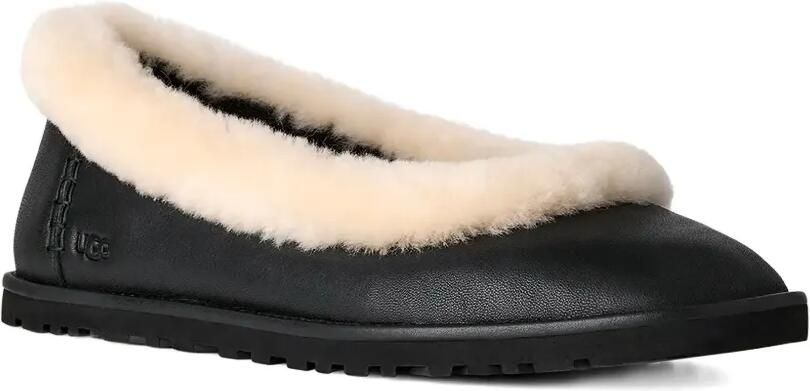 UGG Zora leren ballerina's Zwart - Foto 3