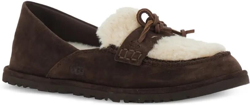 UGG Zora loafers met lammy afwerking en strikdetail Bruin - Foto 4