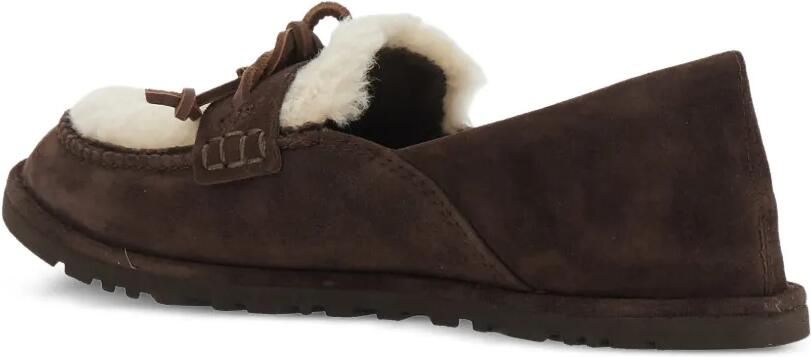 UGG Zora loafers met lammy afwerking en strikdetail Bruin - Foto 3
