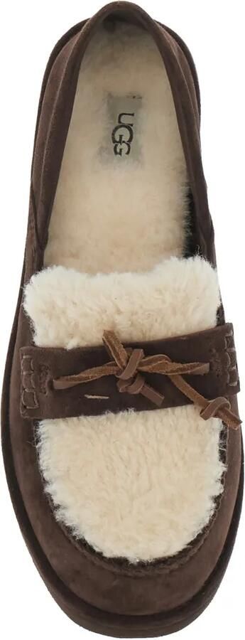 UGG Zora loafers met lammy afwerking en strikdetail Bruin - Foto 2