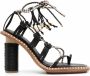 Ulla Johnson Cora sandalen met hak Zwart - Thumbnail 1