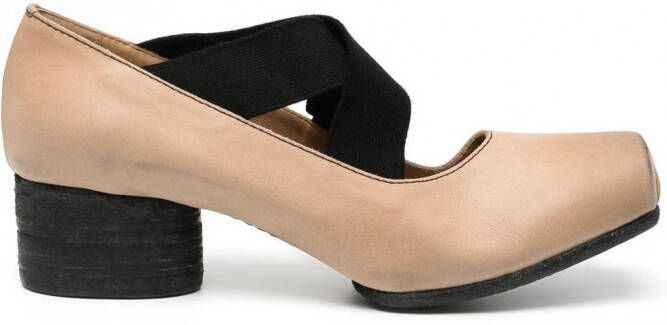 Uma Wang Ballerina pumps met vierkante neus Bruin