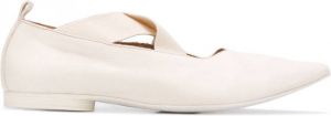 Uma Wang Ballerina's met puntige neus Wit