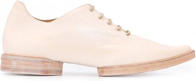 Uma Wang Oxford schoenen met puntige neus Beige