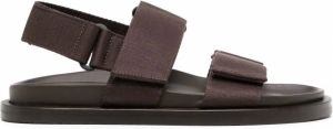 Uma Wang Slingback sandalen met klittenband Bruin