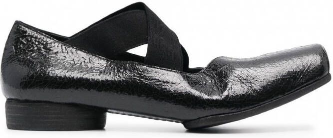 Uma Wang Ballerina's met vierkante neus Zwart