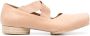 Uma Wang Leren ballerina's met vierkante neus Beige - Thumbnail 1