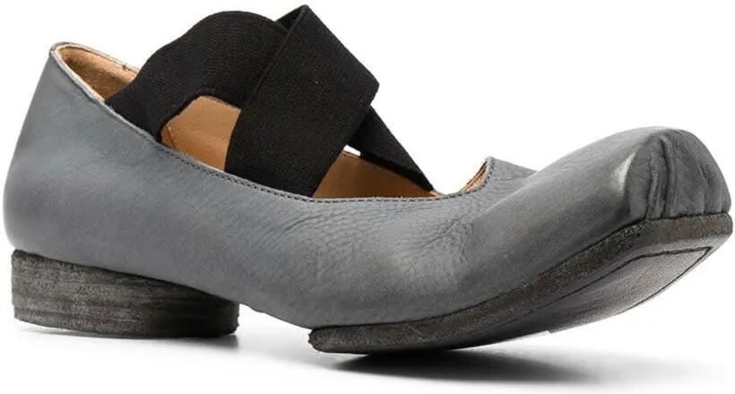 Uma Wang 25mm leather ballerina shoes Blauw - Foto 3