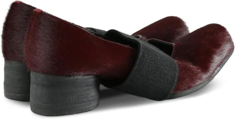 Uma Wang Elastische pumps met ponyhaar Rood - Foto 3