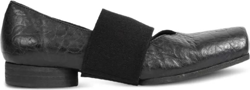 Uma Wang Leren elastische pumps Zwart